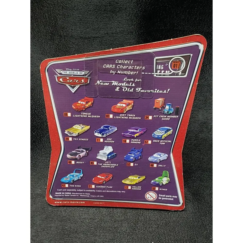 Disney Pixar The World of Cars Sally No. 48 Collect Them All Diecast Car